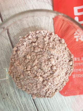 [덜다] 든든 식물성 단백질 쉐이크 40g X 7입 (곡물/딸기) — 5점을 준 리뷰어가 2023년 8월 올린 사용 사진
