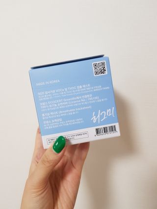 허그미 유기농 순면커버 팬티라이너 + 울트라라이너 — 5점을 준 리뷰어가 2021년 8월 올린 사용 사진