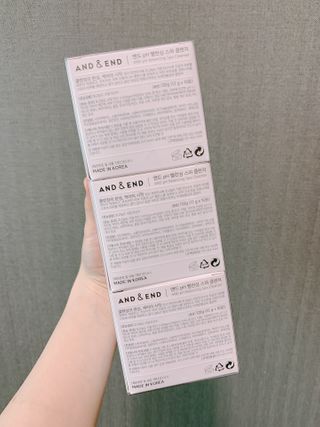 앤앤드 앤드앤엔드 pH 밸런싱 스파클렌저 — 4점을 준 리뷰어가 2021년 2월 올린 사용 사진