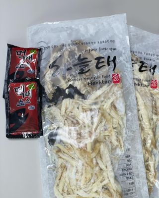 [오늘바스켓] 용대리 손질하늘태 130g — 5점을 준 리뷰어가 2021년 6월 올린 사용 사진