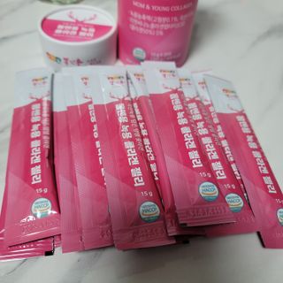 [몸엔용] 녹용 담은 탱탱 콜라겐 녹용 콜라겐 젤리 15g x 20포 — 5점을 준 리뷰어가 2022년 4월 올린 사용 사진