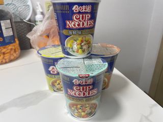 NISSIN 닛신 컵누들  4종 - 씨푸드오리지날, 씨푸드 스파이시, 씨푸드 커리, 씨푸드 XO소스 — 5점을 준 리뷰어가 2022년 11월 올린 사용 사진