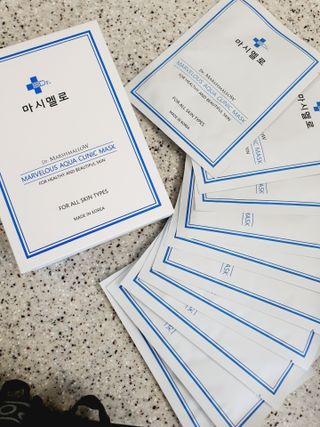 닥터마시멜로 닥터마스멜로 마블러스 아쿠아 클리닉 마스크 — 5점을 준 리뷰어가 2021년 6월 올린 사용 사진