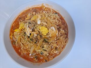 [풀무원] 자연은맛있다 정면, 백면, 홍면  세트 — 5점을 준 리뷰어가 2021년 4월 올린 사용 사진