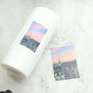 부직포나라 중금속유해물질ZERO 뜯어쓰는 주방 일회용수세미 60매 2매 — 5점을 준 리뷰어가 2022년 12월 올린 사용 사진