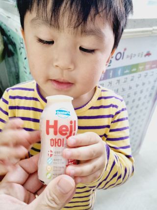 [구매평]덴마크 하이(Hej!) 브랜드 패키지(요구르트, 그릭요거트)only 로켓프레쉬 — 5점을 준 리뷰어가 2025년 3월 올린 사용 사진