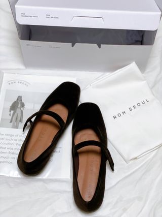 로서울 Rowie mary jane shoes Velvet, Ecoclean — 5점을 준 리뷰어가 2021년 9월 올린 사용 사진