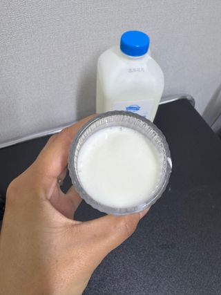 *구매평_[덴마크] 진하고 더 고소한 무가당 플레인 요거트 1.8L — 5점을 준 리뷰어가 2025년 10월 올린 사용 사진