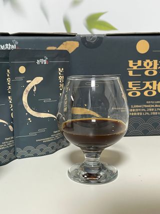 [비린내 완벽제거] 본황칠 통장어 국내산 장어즙 아르기닌 2800mg 장어즙효능 기력보강 — 5점을 준 리뷰어가 2022년 9월 올린 사용 사진