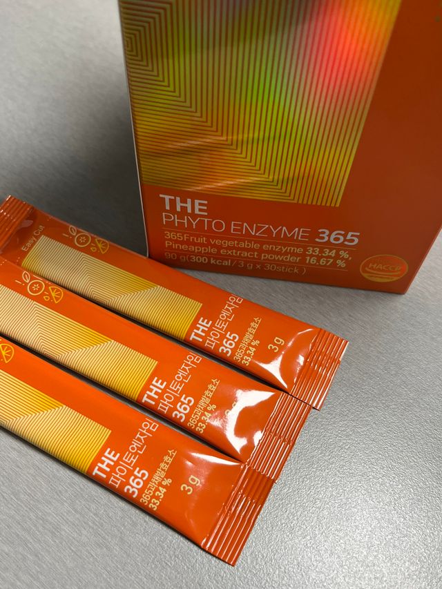 [닥터루템]맛있는 파인애플맛 과채효소 THE파이토엔자임365 1box (30포) 리뷰 사진