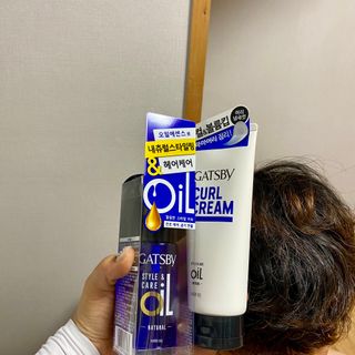 [갸스비] 곱슬 머리부터 파마까지 남자의 컬을 위한 갸스비 컬크림 — 5점을 준 리뷰어가 2021년 5월 올린 사용 사진