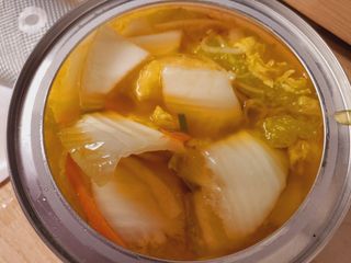 셰프애찬 단호박 백김치 1kg — 5점을 준 리뷰어가 2022년 10월 올린 사용 사진