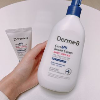 더마비 세라엠디 리페어 로션 — 4.5점을 준 리뷰어가 2022년 1월 올린 사용 사진
