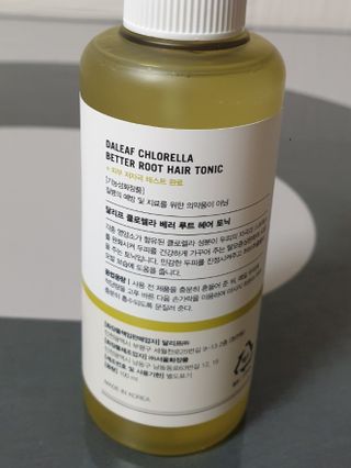 달리프 클로렐라 베러 루트 헤어토닉 100ml — 5점을 준 리뷰어가 2021년 5월 올린 사용 사진