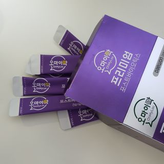 [유산균] 오마이락 프리미엄 포스트바이오틱스 30P — 5점을 준 리뷰어가 2022년 12월 올린 사용 사진