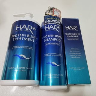 헤어플러스 단백질탈모샴푸 500ml+단백질본드앰플 145ml — 5점을 준 리뷰어가 2021년 3월 올린 사용 사진