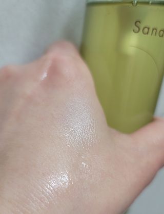 스킨큐어 산다화 순한 클렌징 동백 오일 200ml — 4.5점을 준 리뷰어가 2023년 3월 올린 사용 사진