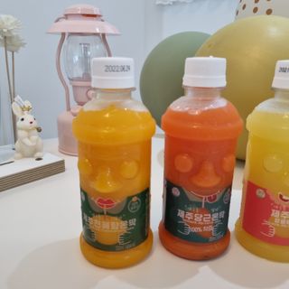 탐라원 제주의 맛, 몬딱주스 4종세트 - 한라봉몬딱주스, 천혜향몬딱주스, 청귤에이드, 당근몬딱주스 — 5점을 준 리뷰어가 2021년 7월 올린 사용 사진
