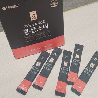 [푸름웰니스] 프리미엄 6년근 홍삼스틱 3mg x 100포 — 5점을 준 리뷰어가 2022년 5월 올린 사용 사진