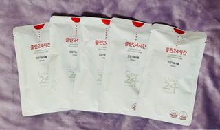 클린24시간 1BOX(5포) + 전용보틀(500ml) — 4.5점을 준 리뷰어가 2023년 7월 올린 사용 사진