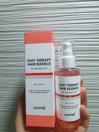 썸헤어 / SUMHAIR 썸헤어 실키 테라피 헤어 에센스 — 5점을 준 리뷰어가 2021년 4월 올린 사용 사진