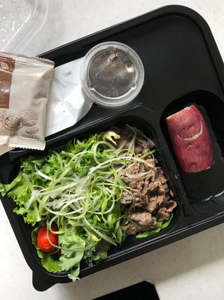 참살이도시락 작심삼일 샐러드도시락 3개 맛보기 새벽배송 또는 택배배송 — 5점을 준 리뷰어가 2021년 8월 올린 사용 사진
