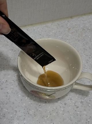 프리마인 자체 기업부설 연구소에서 찾아낸 건강한 수면의 비밀.  슬립토 플러스 30포 — 4점을 준 리뷰어가 2022년 1월 올린 사용 사진