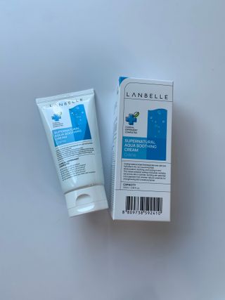 랑벨 수퍼내츄럴 아쿠아 수딩 크림 100ml — 5점을 준 리뷰어가 2022년 6월 올린 사용 사진