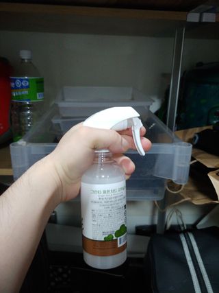 [엠메이데이] 그린티 피톤치드 감쪽같이 500ml + 손소독액 50ml — 5점을 준 리뷰어가 2021년 12월 올린 사용 사진