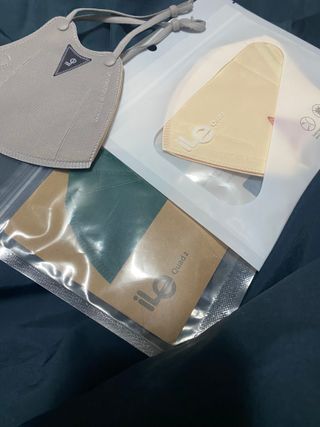 아이엘이 ILE 친환경 새부리형 방수 마스크 — 5점을 준 리뷰어가 2022년 4월 올린 사용 사진