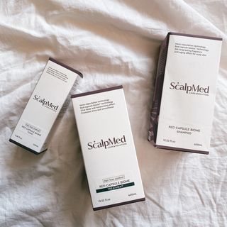스칼프메드 레드캡슐바이옴 두피케어 프로바이오틱스 유산균 두피관리 세트 — 4.5점을 준 리뷰어가 2021년 4월 올린 사용 사진