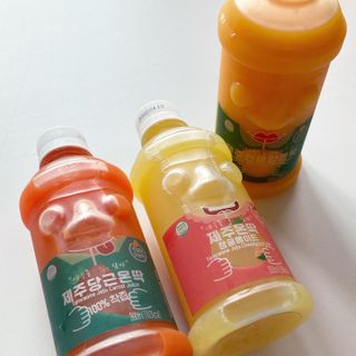 탐라원 제주의 맛, 몬딱주스 4종세트 - 한라봉몬딱주스, 천혜향몬딱주스, 청귤에이드, 당근몬딱주스 — 5점을 준 리뷰어가 2021년 7월 올린 사용 사진