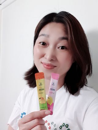 비타앤C 레몬맛, 망고맛 — 5점을 준 리뷰어가 2021년 5월 올린 사용 사진