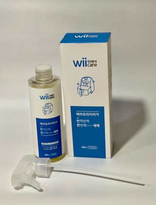 위케어 천연 주방세세, 에어프라이어세제, 다목적세정제, 발포텀블러세정제 — 4점을 준 리뷰어가 2021년 2월 올린 사용 사진