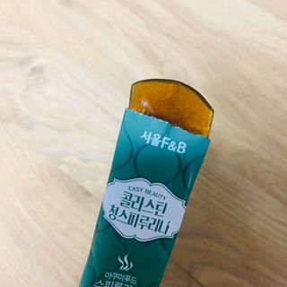 서울에프엔비 콜라스틴 3종 뷰티젤리스틱 45입 [ABC핏 15입 /  석류핏 15입 / 청스피루리나 15입] — 5점을 준 리뷰어가 2021년 9월 올린 사용 사진