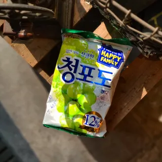 청포도캔디 복숭아캔디 — 5점을 준 리뷰어가 2022년 11월 올린 사용 사진