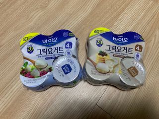 매일바이오 그릭요거트 오리지널 플레인 4개, 로스터리 커피믹스 4개 — 4점을 준 리뷰어가 2021년 12월 올린 사용 사진