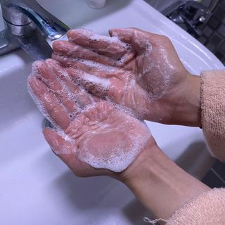 스킨큐어 산다화 울트라 젠틀 약산성 세안제 — 5점을 준 리뷰어가 2022년 8월 올린 사용 사진