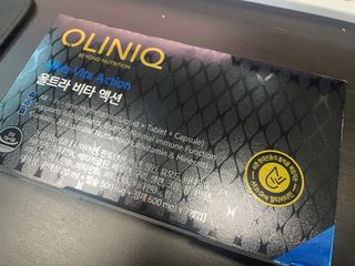 올리닉 울트라비타액션 — 5점을 준 리뷰어가 2021년 8월 올린 사용 사진