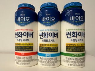 LIVE 매일바이오 썬화이버 드링킹 요거트 — 5점을 준 리뷰어가 2022년 8월 올린 사용 사진