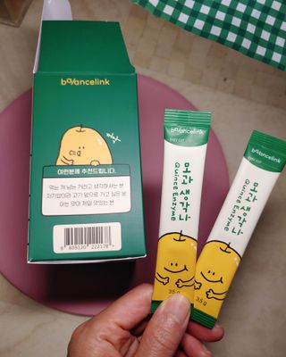탄수화물 지방 곡물 발효 소화 분해 효소 밸런스링크 모과생각나 — 5점을 준 리뷰어가 2022년 5월 올린 사용 사진