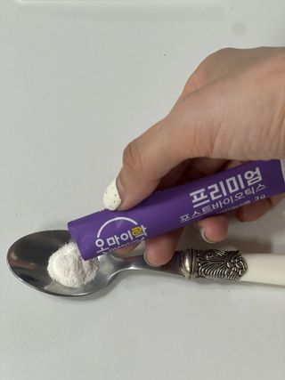 [유산균] 오마이락 프리미엄 포스트바이오틱스 30P — 5점을 준 리뷰어가 2022년 11월 올린 사용 사진
