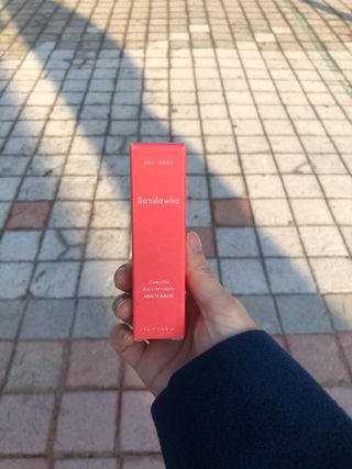스킨큐어 산다화 카멜리아 안티 링클 멀티밤 — 4.5점을 준 리뷰어가 2022년 11월 올린 사용 사진