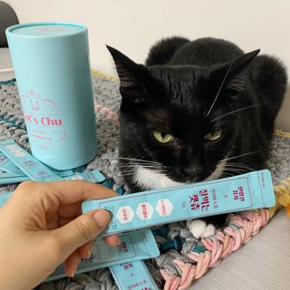 페페로니 잘 먹는 캣츄 - 원양선 참치 24개입 — 5점을 준 리뷰어가 2021년 10월 올린 사용 사진