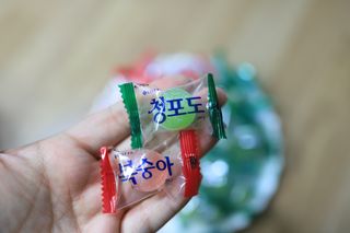 청포도캔디 복숭아캔디 — 4.5점을 준 리뷰어가 2022년 11월 올린 사용 사진