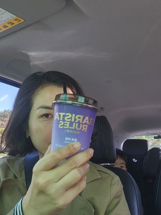 바리스타룰스 돌체 라떼 — 5점을 준 리뷰어가 2023년 4월 올린 사용 사진