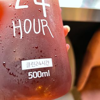 클린24시간 1BOX(5포) + 전용보틀(500ml) — 5점을 준 리뷰어가 2022년 7월 올린 사용 사진