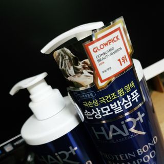 헤어플러스 단백질탈모샴푸 500ml+단백질본드앰플 145ml — 5점을 준 리뷰어가 2021년 3월 올린 사용 사진
