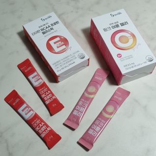 인디닥터 면역 생생 핑크 이뮨 젤리 + 타이탄 BCAA 프로틴 젤리스틱 — 5점을 준 리뷰어가 2022년 3월 올린 사용 사진