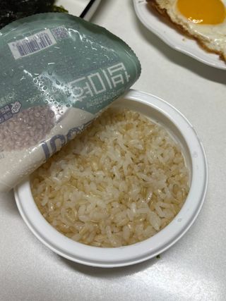 [구매평]양반 동원 양반 100밥 현미밥, 130g, 12개 — 5점을 준 리뷰어가 2025년 4월 올린 사용 사진